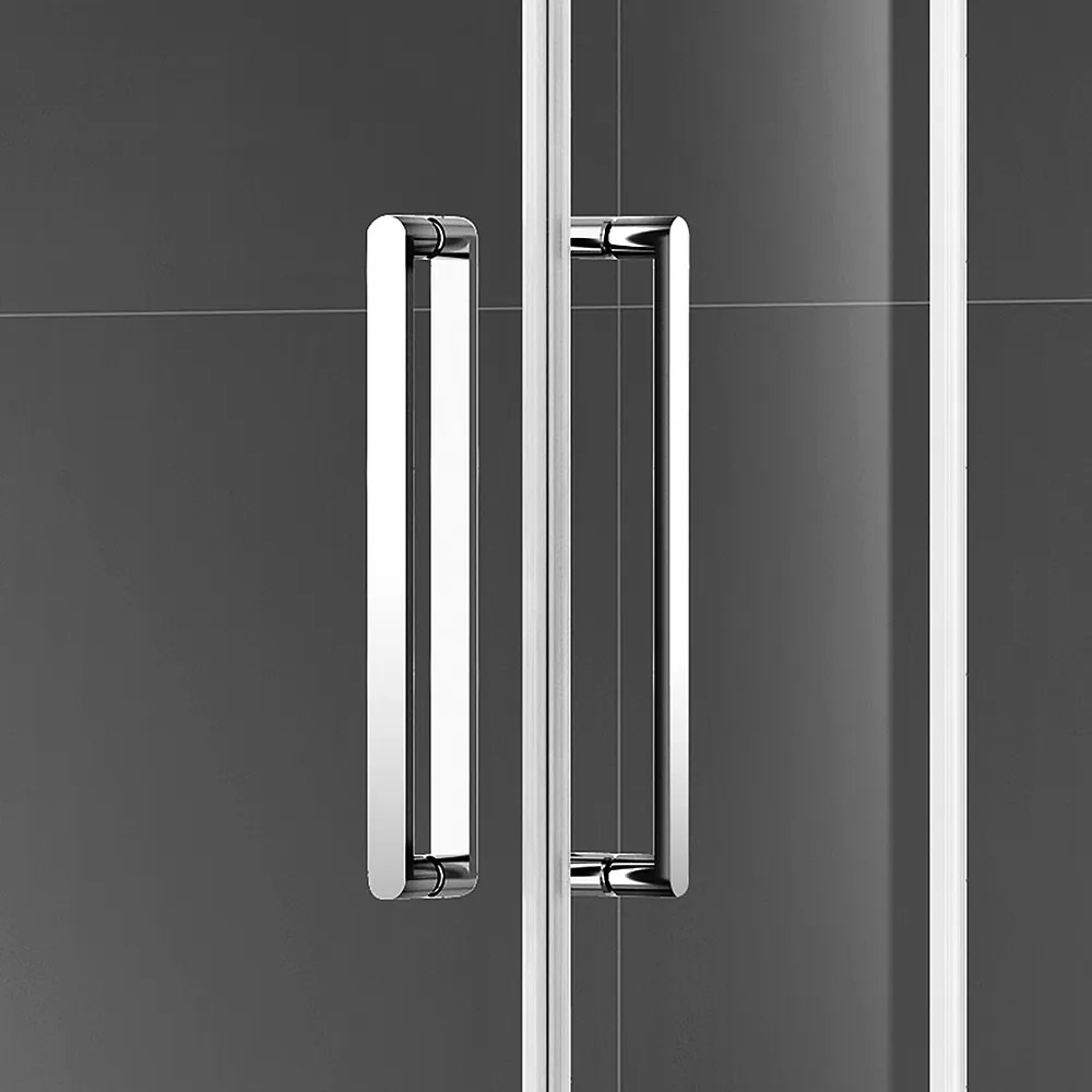 Štvorcový sprchovací kút OBZS2 s posuvnými dverami 100x100 cm 100 cm 100 cm