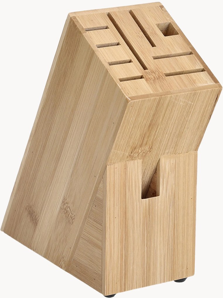 Lakovaný bambusový stojan na nože Pure