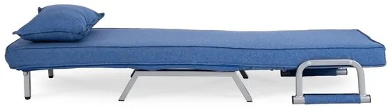 Kreslo pohovka rozkladacia PRATO modrá - vintino.sk