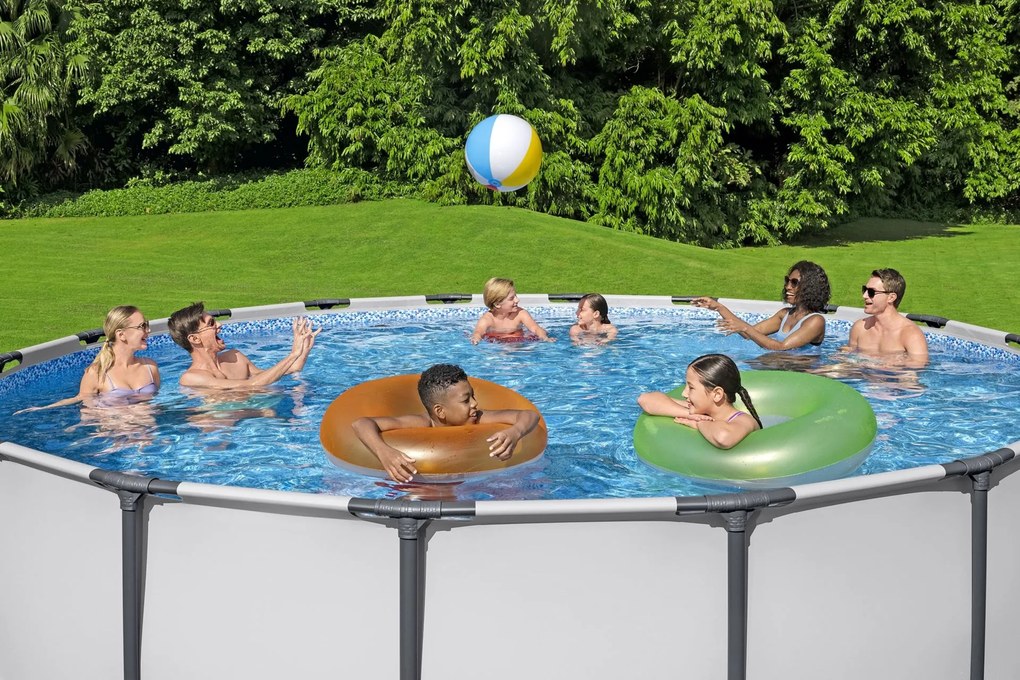 BESTWAY Steel Pro Max Bazén 457 x 122 cm, kartušová filtrácia 56438