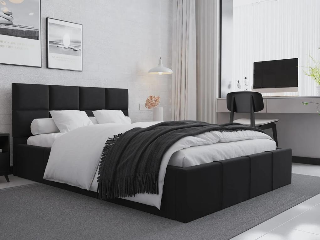 Čalúnená posteľ s úložným priestorom 160x200 cm TOP line 1