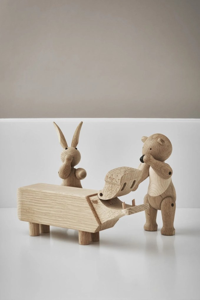 Kay Bojesen Drevený hrošík Hippo Oak Wood