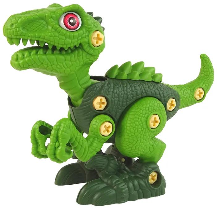 Lean Toys Dinosaurus na skrutkovanie DIY - Zelený