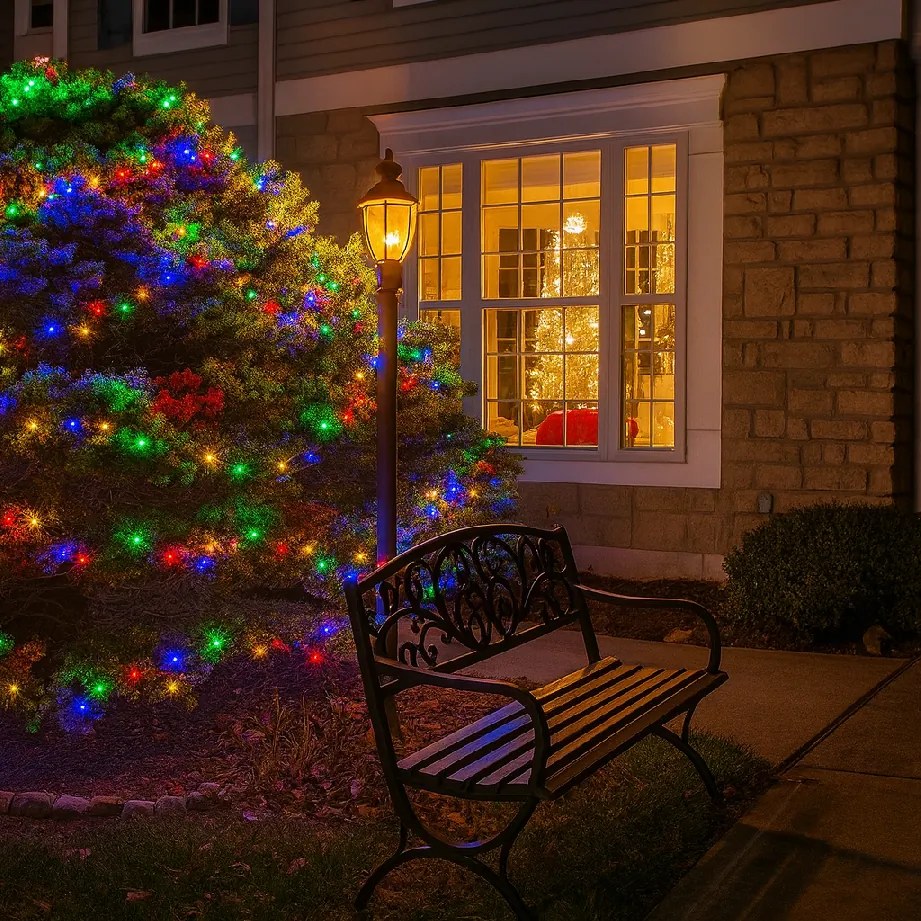 Vianočné svetielka vonkajšie FLASH multicolor 300 LED