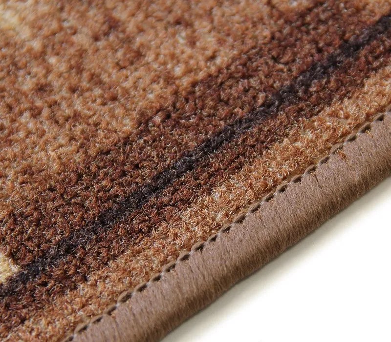 Associated Weavers, Protišmykový behúň na mieru Bombay 44, šíre 100 cm, hnedá, chodba / predsieň