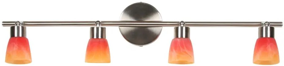 Candellux DROPS Bar Lamp 4x40W G9 Matt Nickel RAINBOW 94-07394