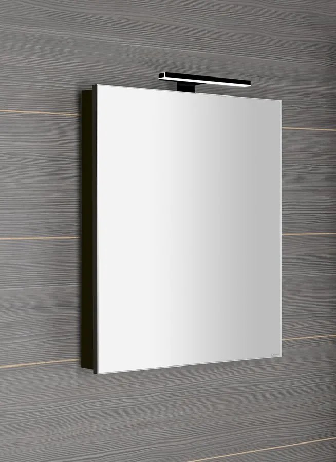 Sapho Sapho, GRETA galérka s LED osvetlením, 60x70x14cm, čierna mat, GR065-0035