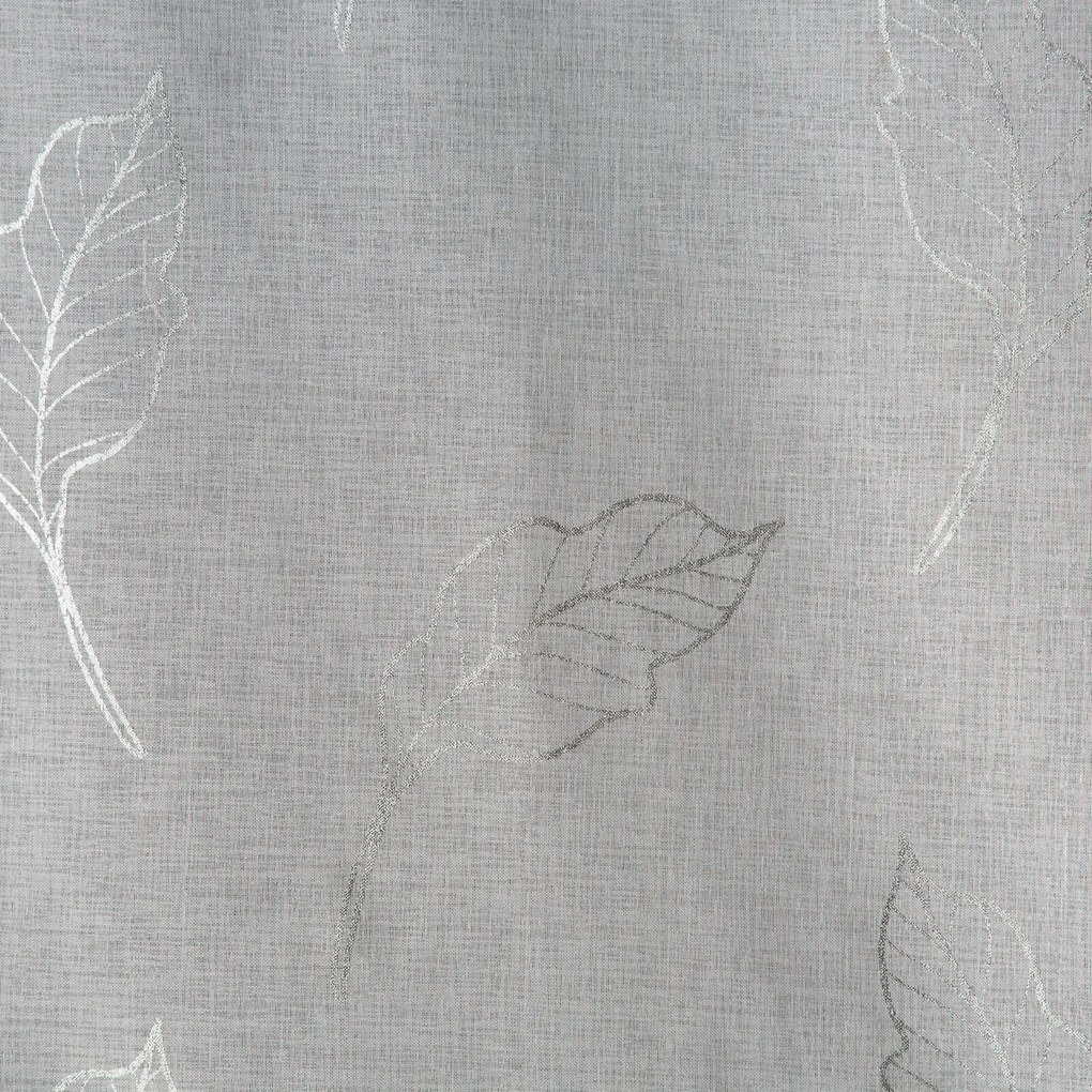 ZÁCLONA NA KRÚŽKOCH SISI 140X250 CM BIELA