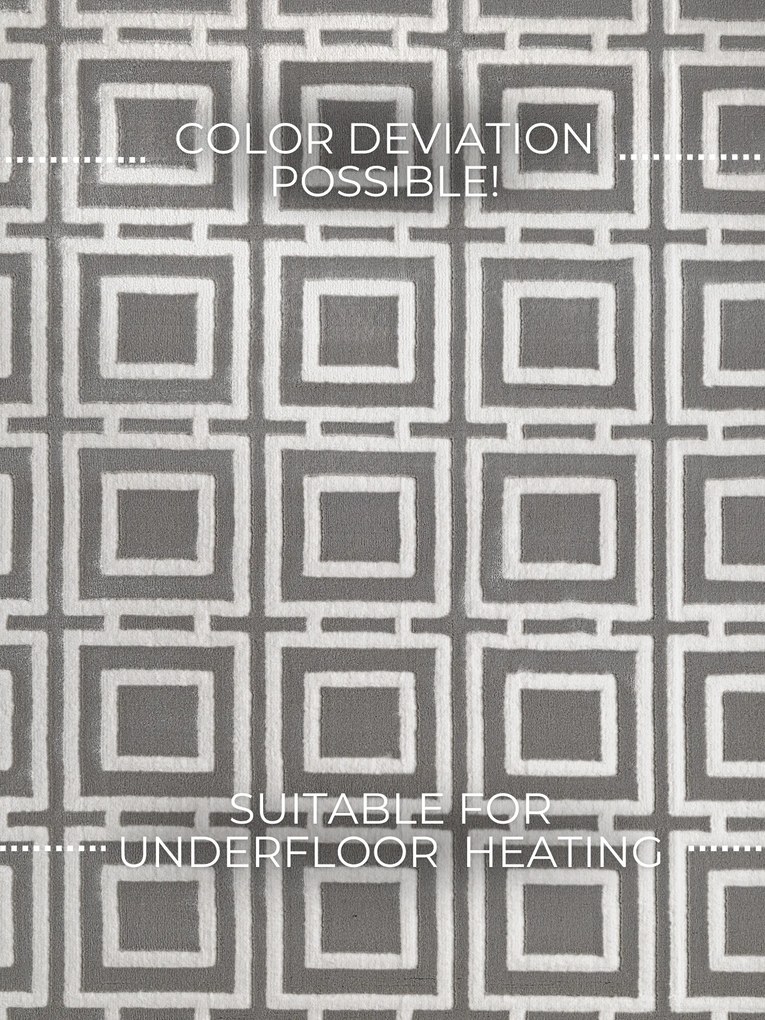 ELLE Decoration, Koberec behúň Perles 106190 Cream Grey z kolekcie Elle, 80x240, šedá, obývacia izba
