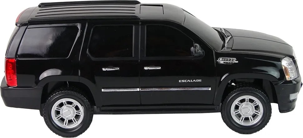 LEAN Toys Autíčko Cadillac Escalade R/C, čierne, svetlá, zvuk, mierka 1:16
