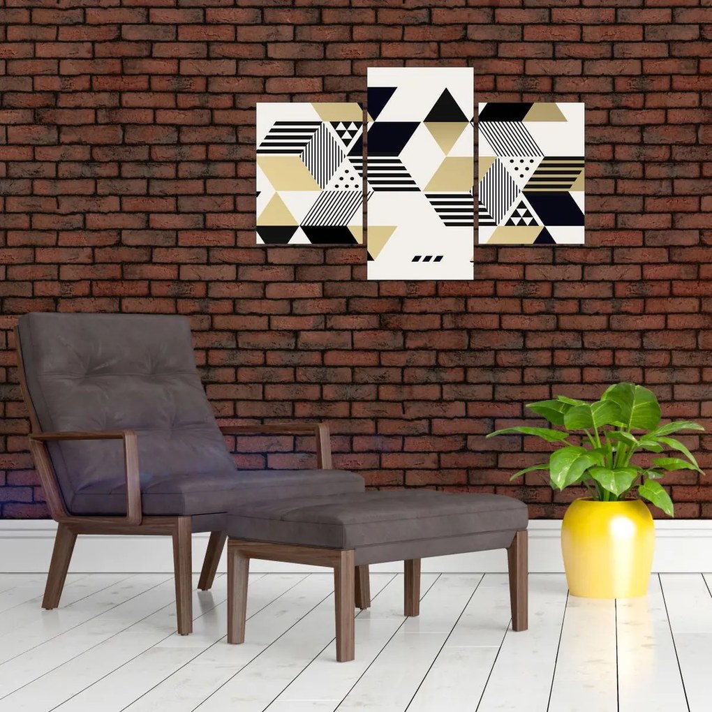 Obraz - Geometrické tvary N⁰1 (90x60 cm)