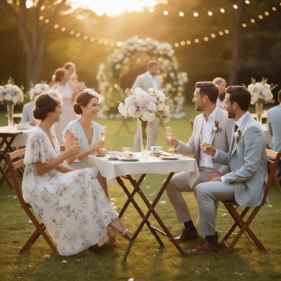 Garden Line SKLADACÍ TURISTICKÝ STÔL 61,5 x 61,5 x 73 CM HNEDÝ