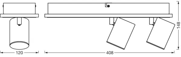 Ledvance - LED Bodové svietidlo DECOR MARS LED/29W/230V