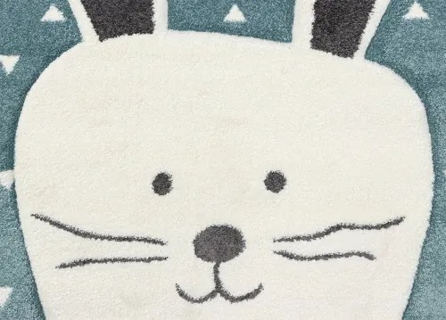 Koberce Breno Kusový koberec PASTEL KIDS 52/KVK, modrá,140 x 200 cm