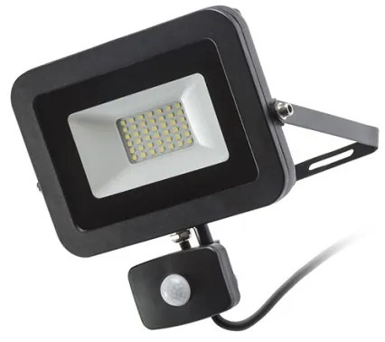 RENDL PONTA reflektor so senzorom čierna 230V LED 30W 120° IP54 3000K R12982