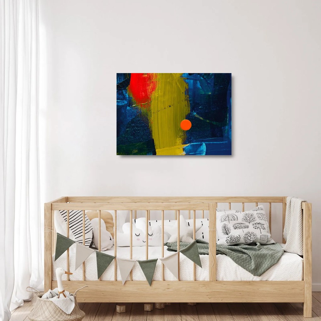 Sklenený obraz farieb (70x50 cm)