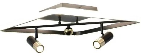 LED Stmievateľné stropné svietidlo LED/70W/230V 3000-6500K čierna + diaľkové ovládanie