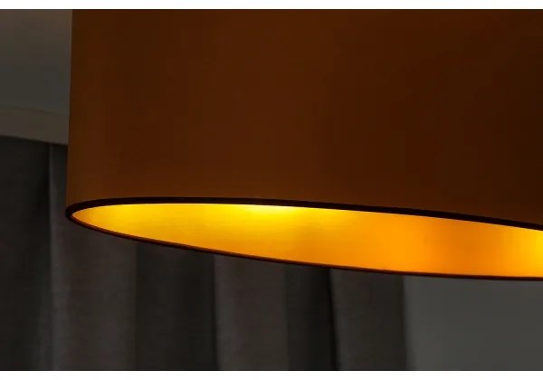 Duolla - Prisadený luster OVAL VEGAN 2xE27/15W/230V hnedá