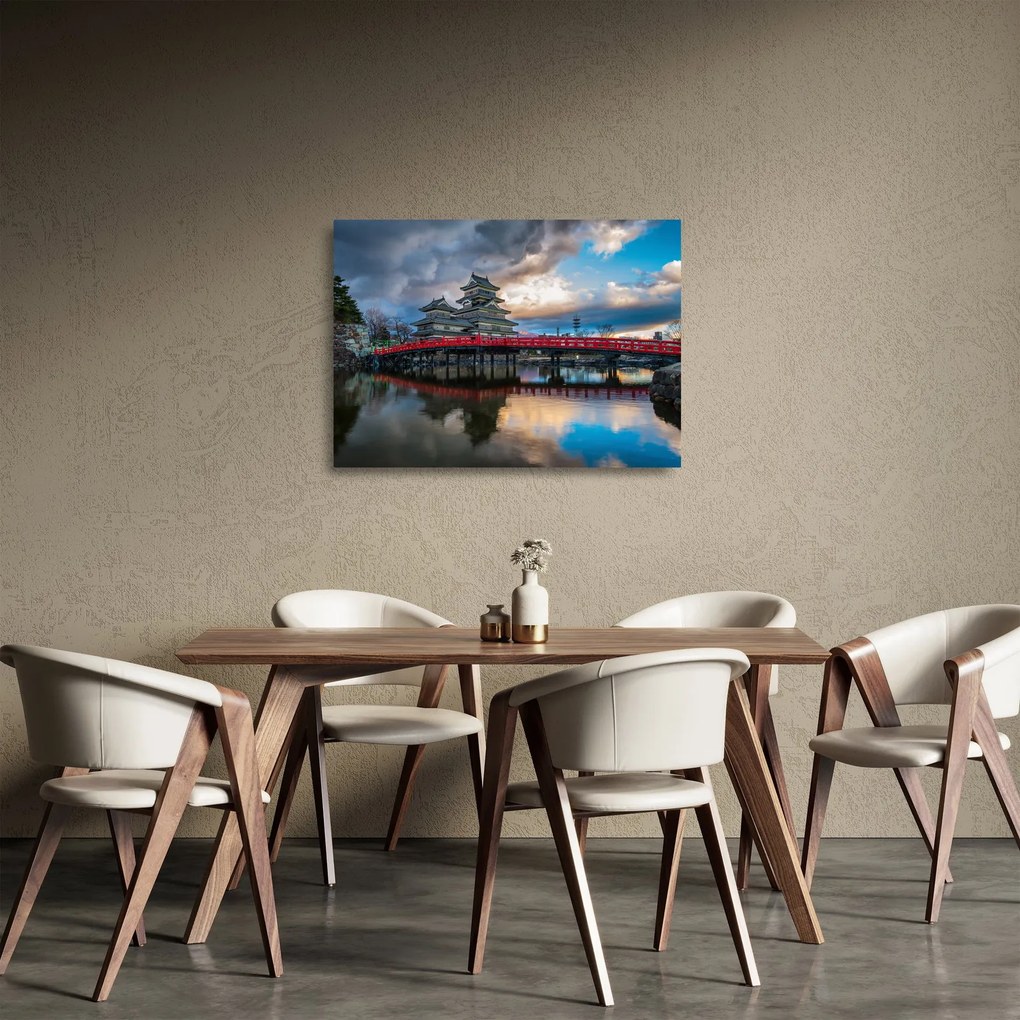 Sklenený obraz - Japonsko (70x50 cm)