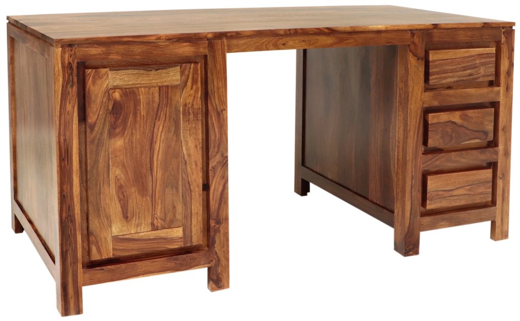 furniture-nabytek.cz - Pc stůl masiv z dřeva palisandr 160x76x80