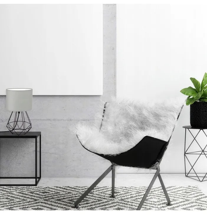Nočná lampa v štýle loftu v tvare diamantu