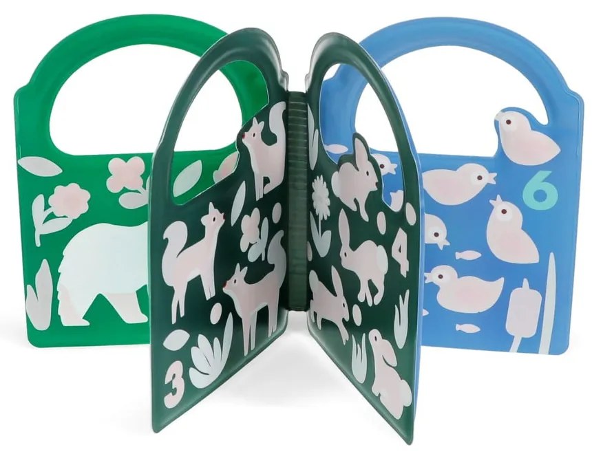 Interaktívna hračka Colour changing bath book Woodland – Rex London
