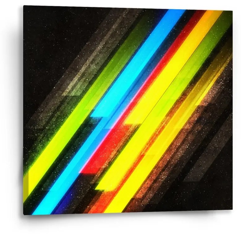 Sablio Obraz Pruhovaná abstrakcia - 50x50 cm