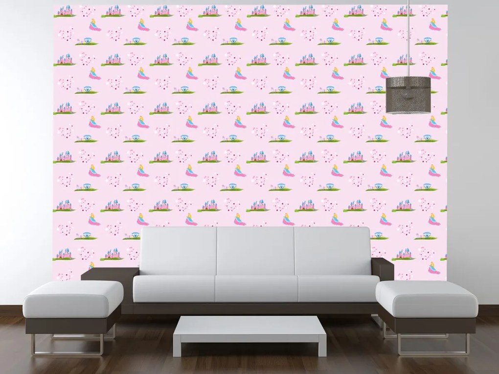 Gario Fototapeta Farebné princezny Materiál: Samolepiaca, Rozmery: 110 x 200 cm