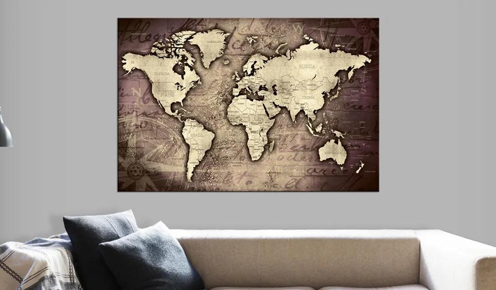 Artgeist Obraz na korku - Precious World [Cork Map] Veľkosť: 90x60