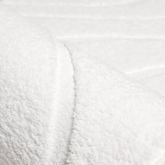 Kúpeľňový koberček WAVES 400 biely