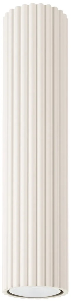 Stropné svietidlo Karbon, 1x béžové kovové tienidlo, (30 cm)