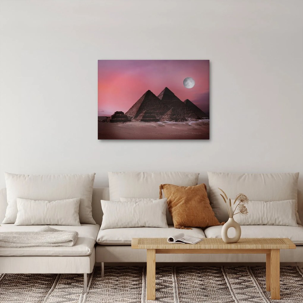 Obraz - Pyramídy Giza, Egypt (70x50 cm)