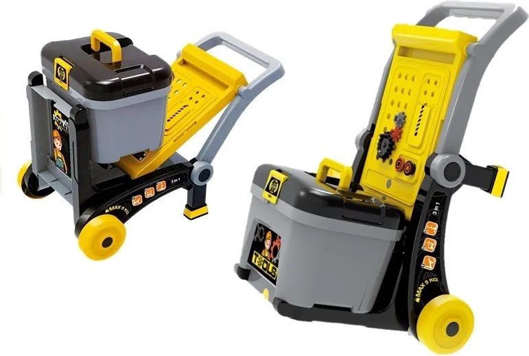 LEAN Toys Stolný vozík DIY Workshop 3v1