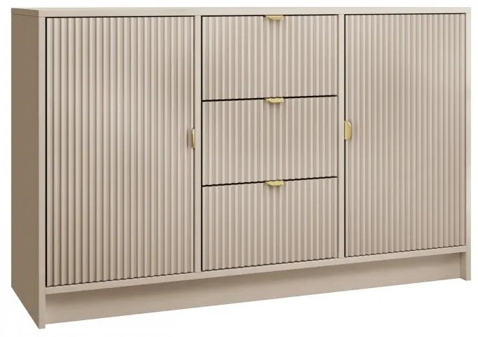 Komoda Rozoma 2D3SZ (piesková béžová). Vlastná spoľahlivá doprava až k Vám domov. 1122874