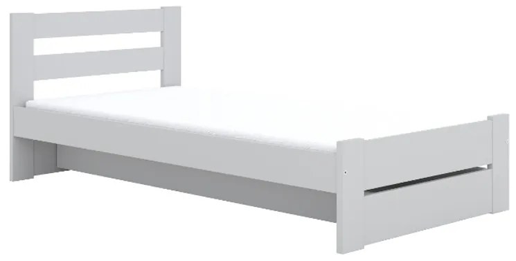 Detská posteľ Emil 160x80 cm bez matraca biela