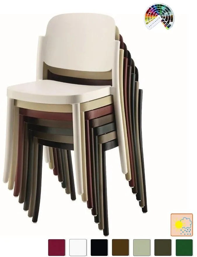 ALBA Dizajnová stolička PLAZA plast