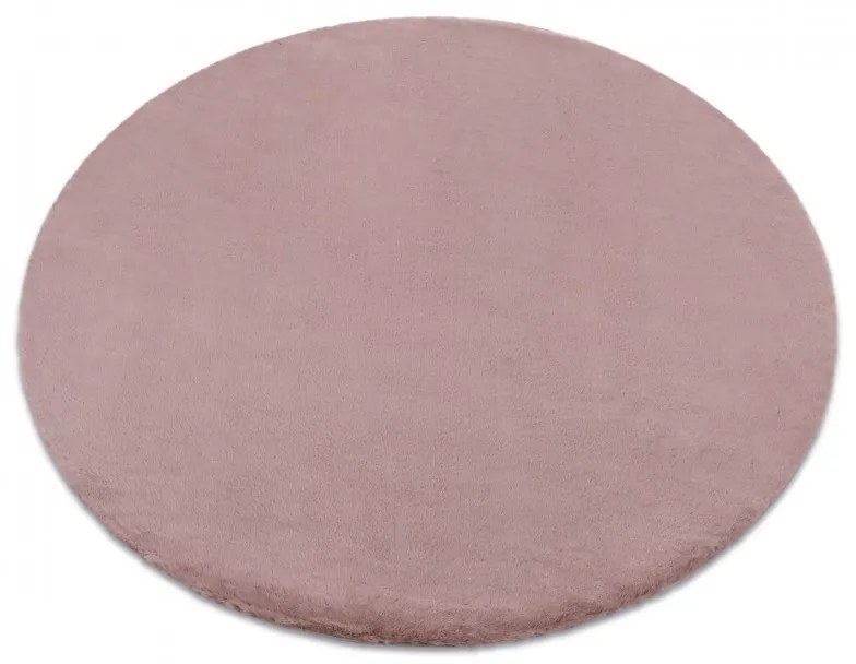 Guľatý koberec BUNNY ružový
