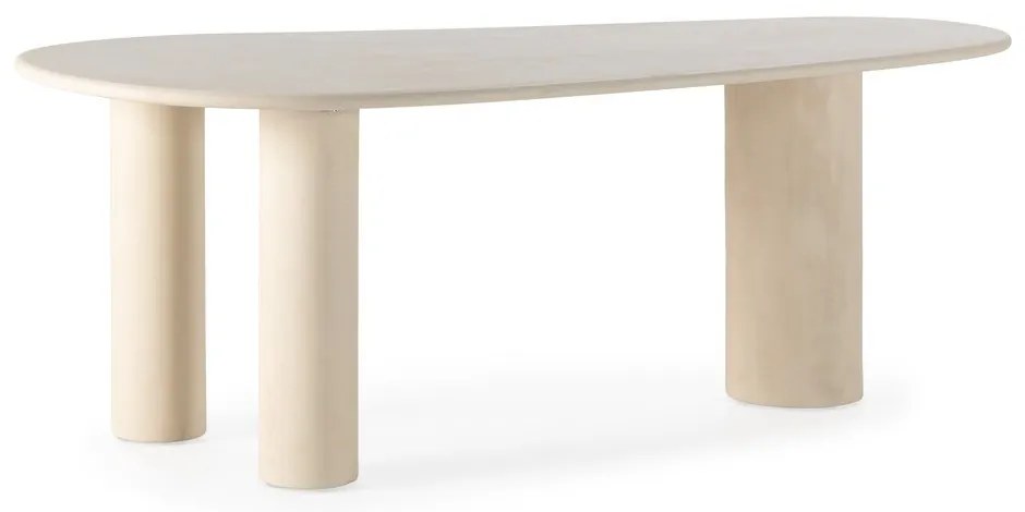 Jedálenský stôl v dekore kameňa 100x201 cm Daila – MOME