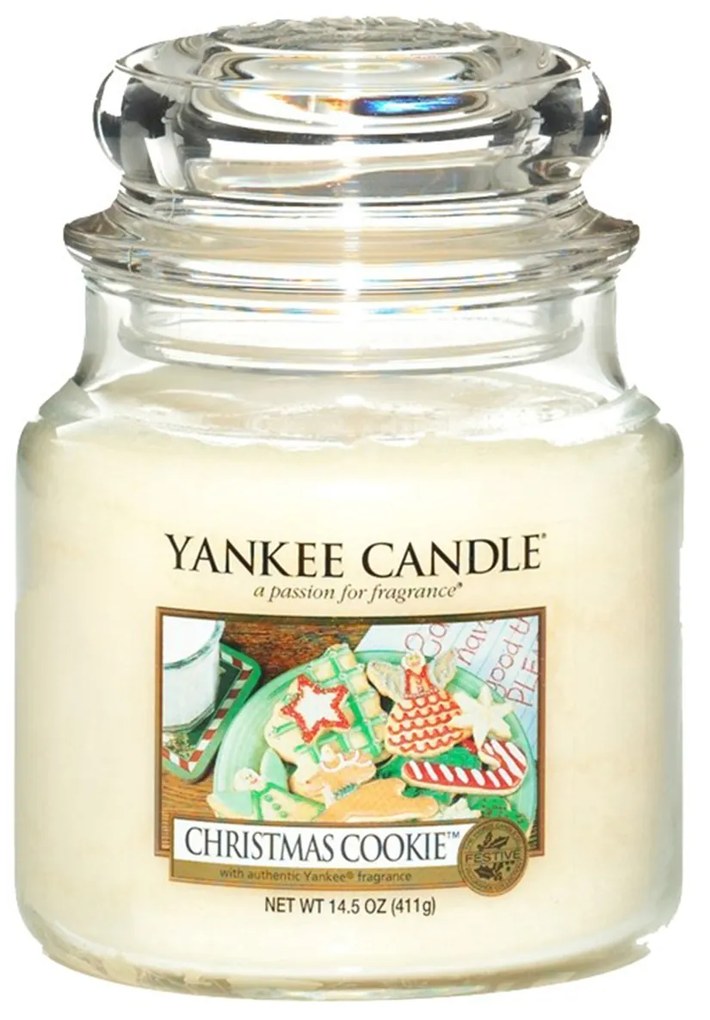 Yankee Candle vonná svíčka Christmas Cookie Classic stredná