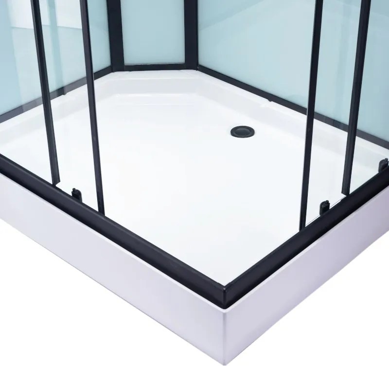 BPS-koupelny Hydromasážny box ALMA-P 100x80 pravý