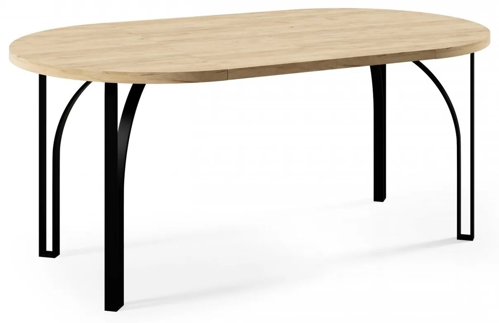 Okrúhly rozkladací jedálensky stôl WESTON 100cm/120cm Vybrať odtieň: dub lancelot