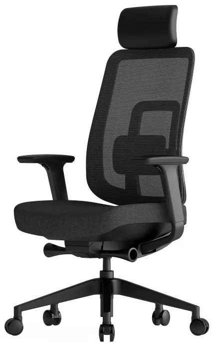 Kancelárska ergonomická stolička K42 — sieť, látka, čierna / viac farieb Zelená