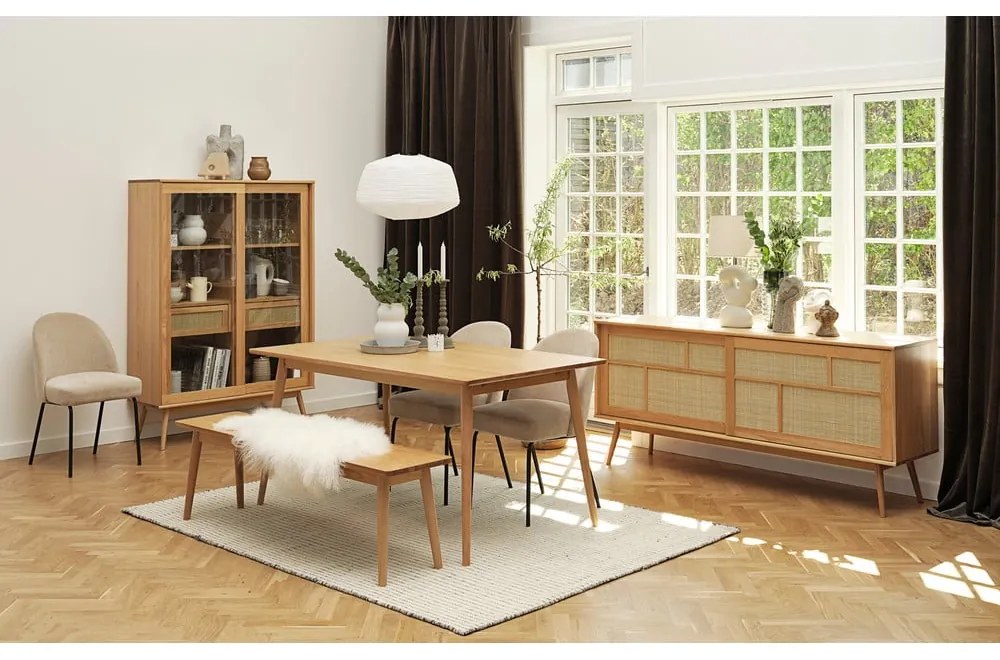 Béžová jedálenská stolička Creston – Unique Furniture