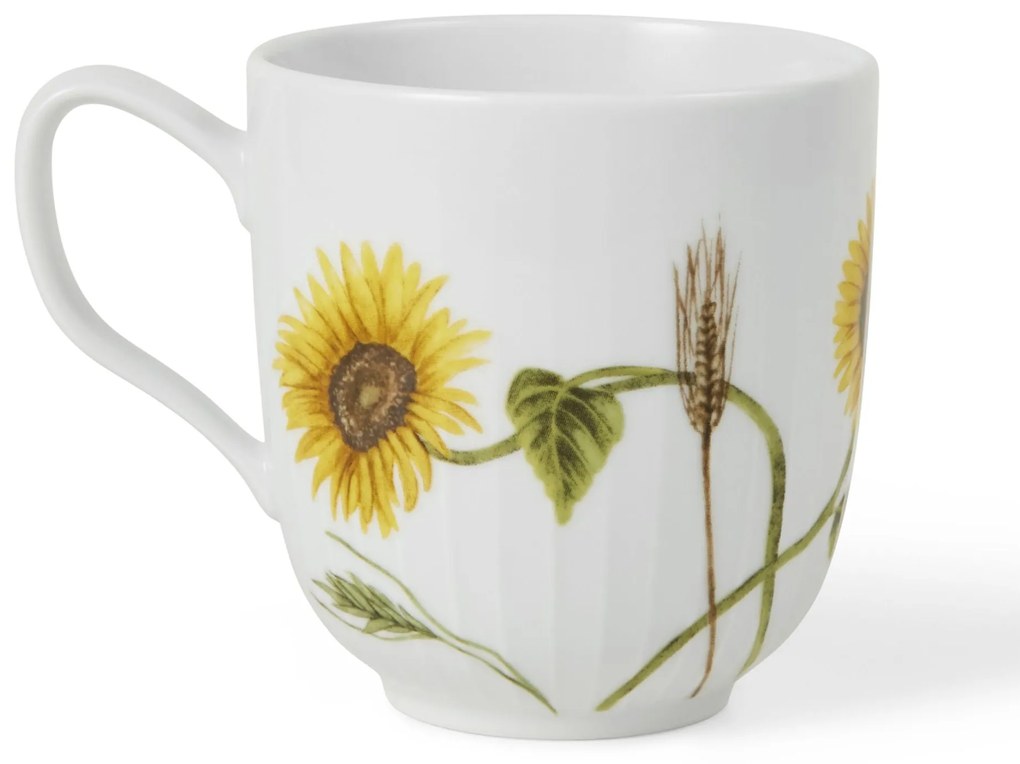 KÄHLER Porcelánový hrnček Hammershøi Summer Sunflower