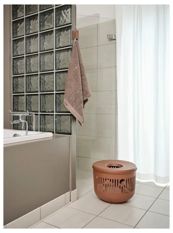 Svetlosivý plastový kôš na bielizeň 35 l Ume – Zone