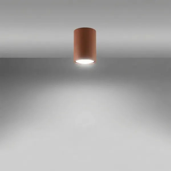 Sollux SL.2068 - Bodové svietidlo LAGOS 1xGU10/10W/230V hnedé