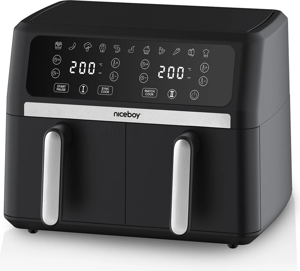 Teplovzdušná fritéza Niceboy ION AirFryer DUO