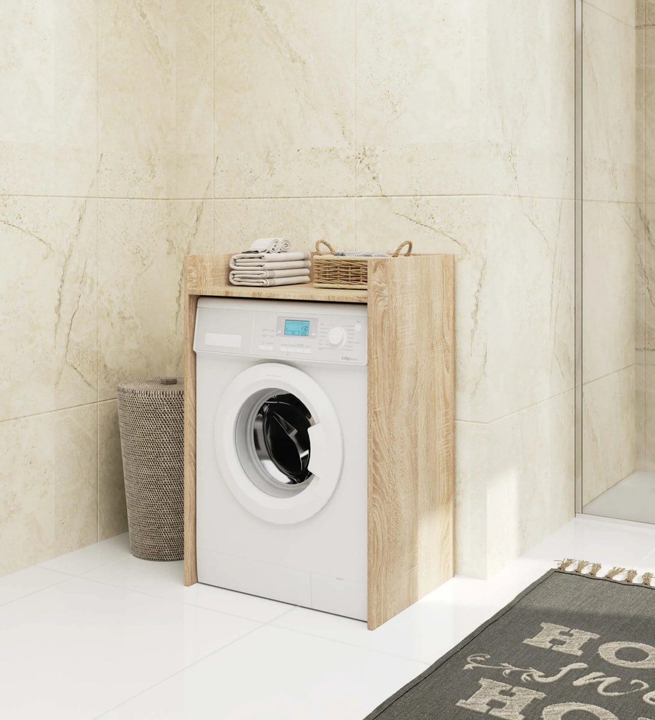 Kúpeľňová skrinka nad práčku FIN II dub sonoma