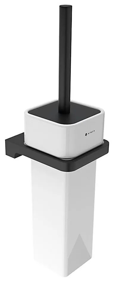 NIMCO MAC 29094K-90 - Nástenná WC štetka MAYA biela/matná čierna