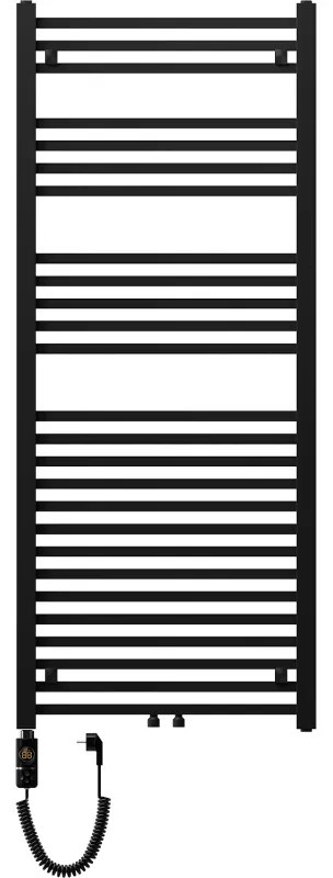 Mexen Pluton, elektrické vykurovacie teleso 1450x600 mm + vykurovacia tyč 900 W, čierna, W106-1450-600-2900-70